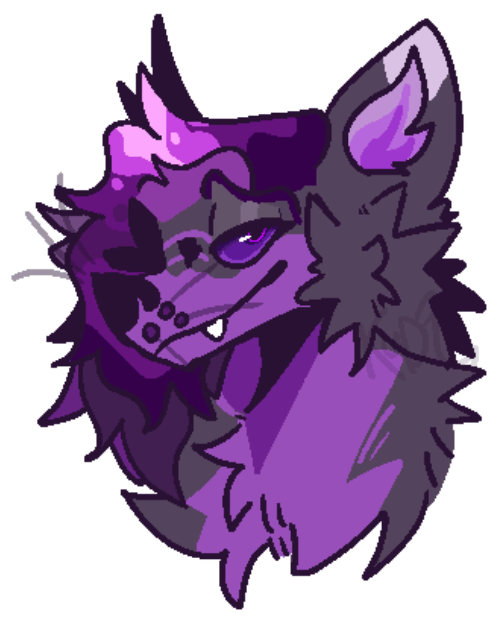 A purple vixen